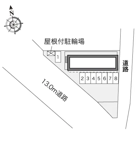 ★手数料０円★袋井市高尾　月極駐車場（LP）